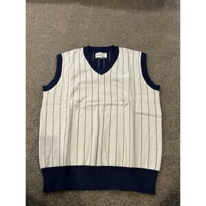 Bogey Boys Pin Stripe Vest Grey Mens Size Medium‎